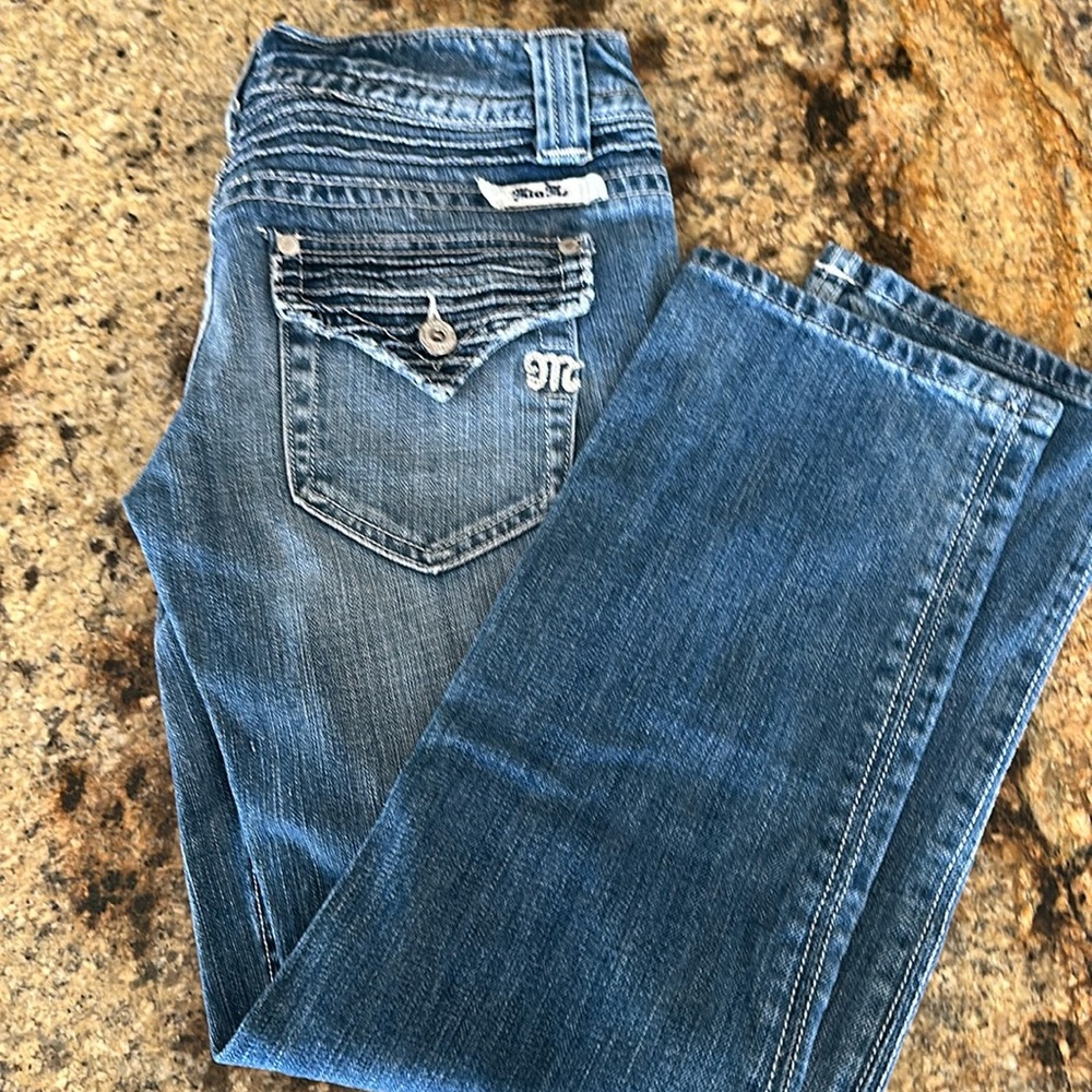 MISS me Cropped Jeans Style JP4442 Color Lakewood Size 27